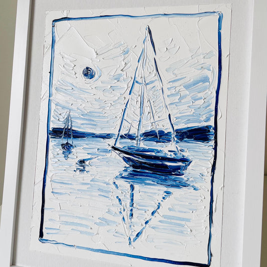 Monochrome Boats I