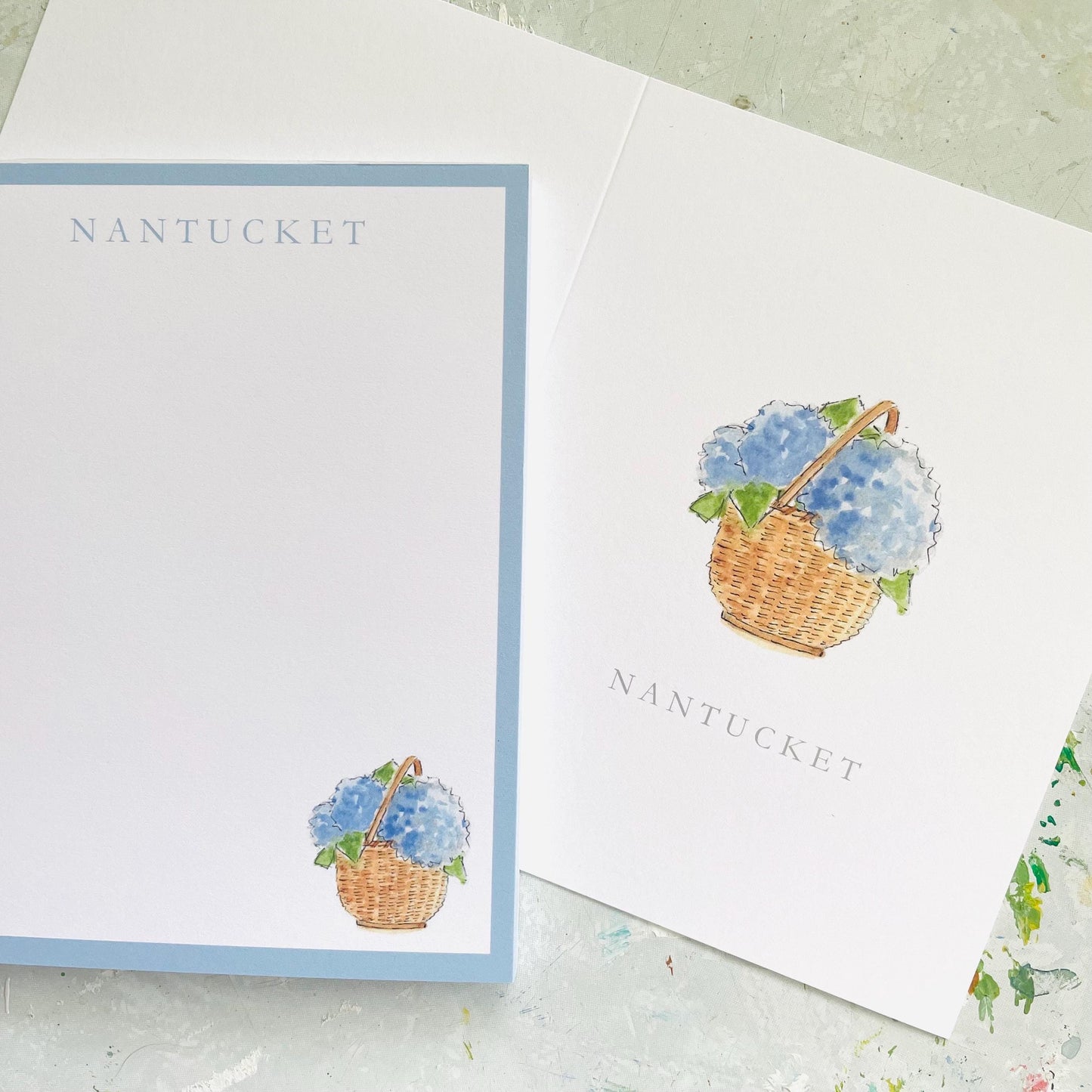 Nantucket Hydrangea Notepad