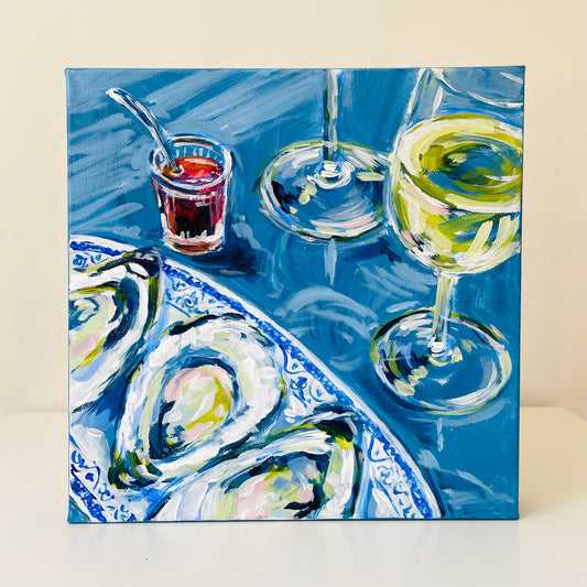 Oysters and White Wine