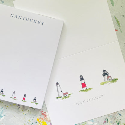 Nantucket Lighthouse Notepad