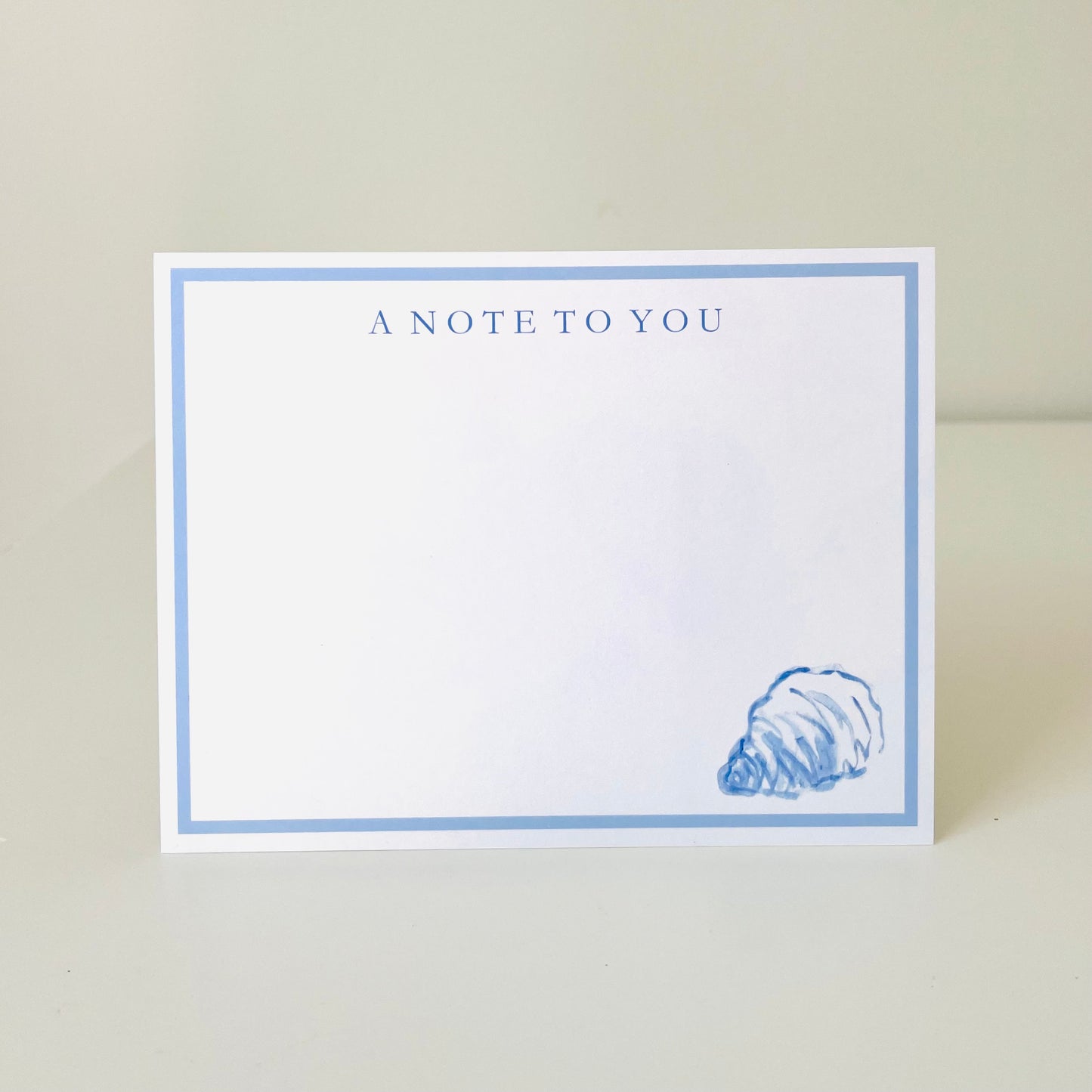 Oyster Notecard