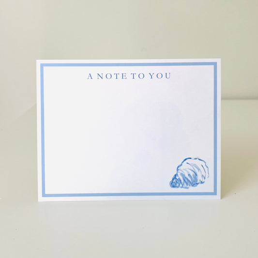 Oyster Notecard