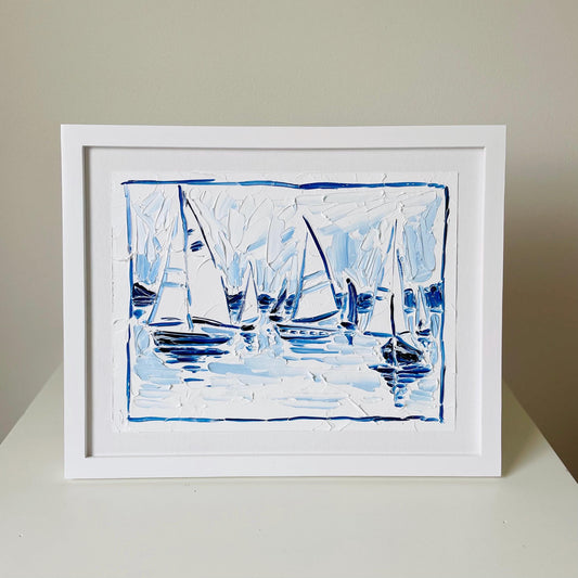 Monochrome Boats IV