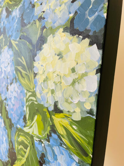 Hydrangeas I, 30 x 30