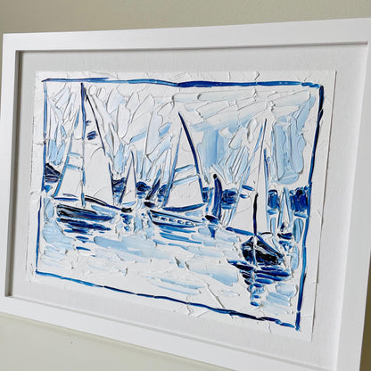 Monochrome Boats IV