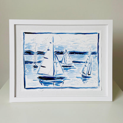 Monochrome Boats III
