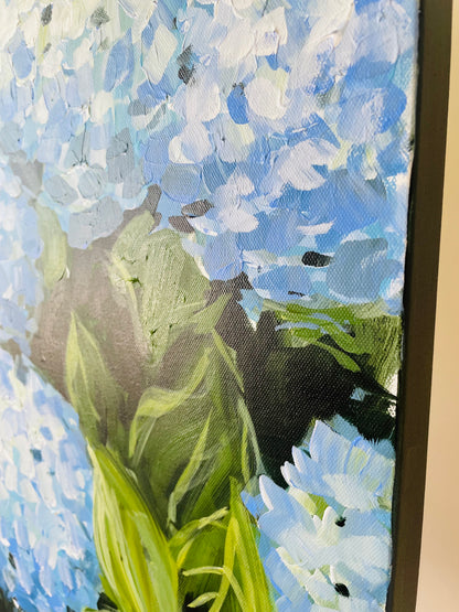 Hydrangeas IV, 30 x 30