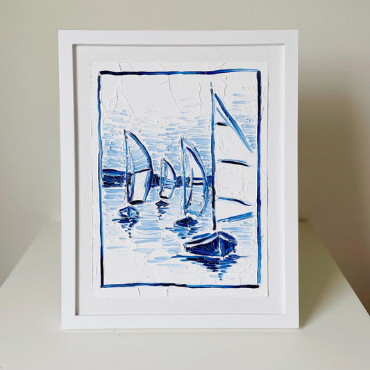 Monochrome Boats II