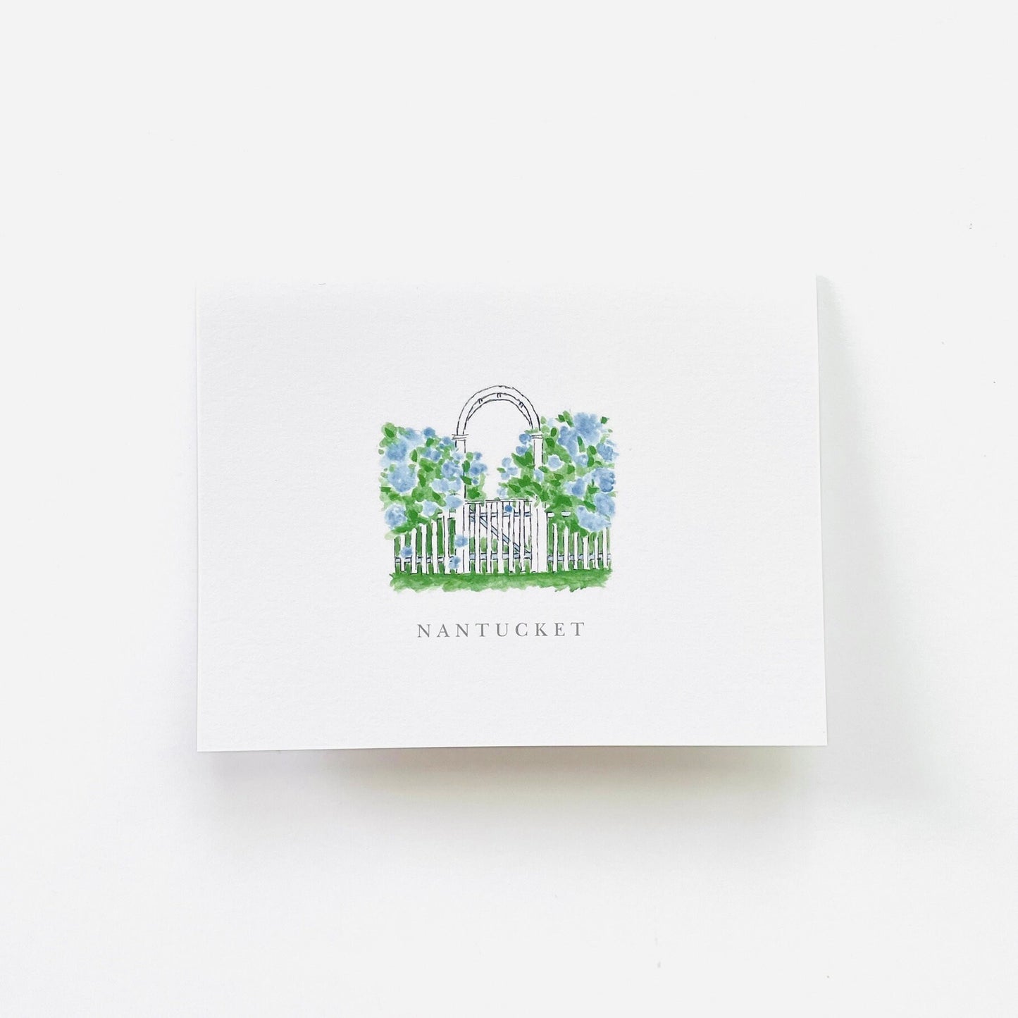 Hydrangea Arbor Notecard