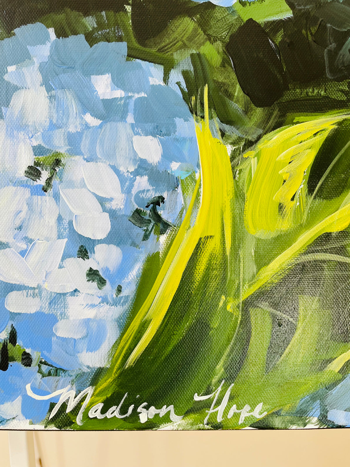 Hydrangeas I, 30 x 30