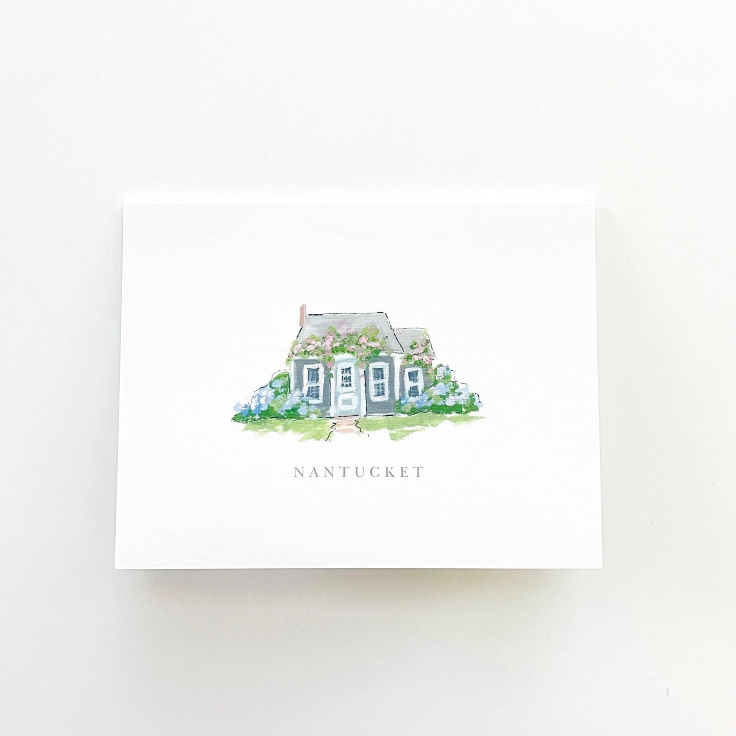 Nantucket Cottage Notecard