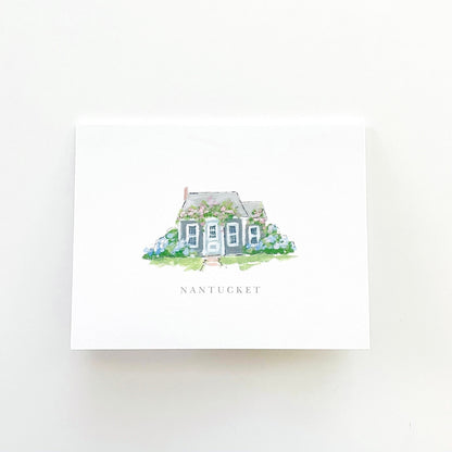 Nantucket Cottage Notecard