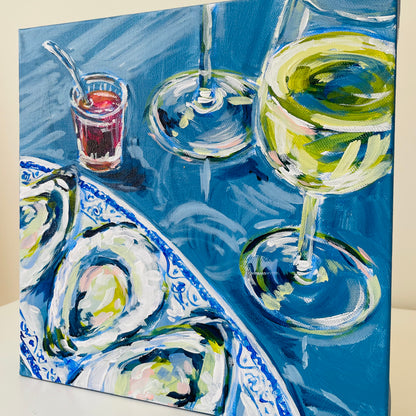 Oysters and White Wine