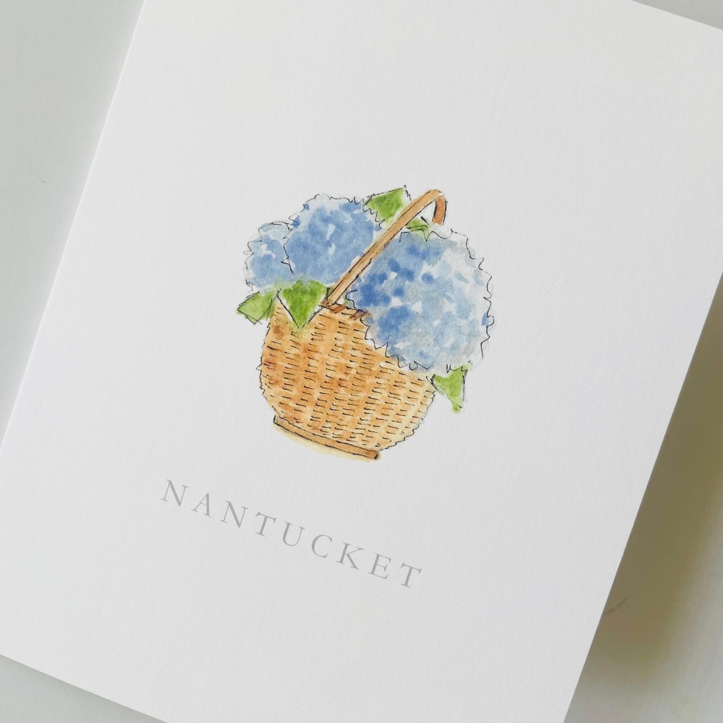 Nantucket Hydrangea Notecard