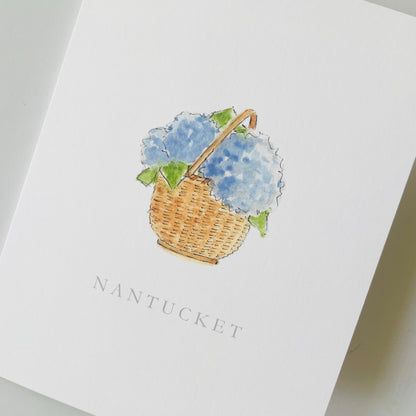 Nantucket Hydrangea Notecard