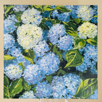 Hydrangeas I, 30 x 30