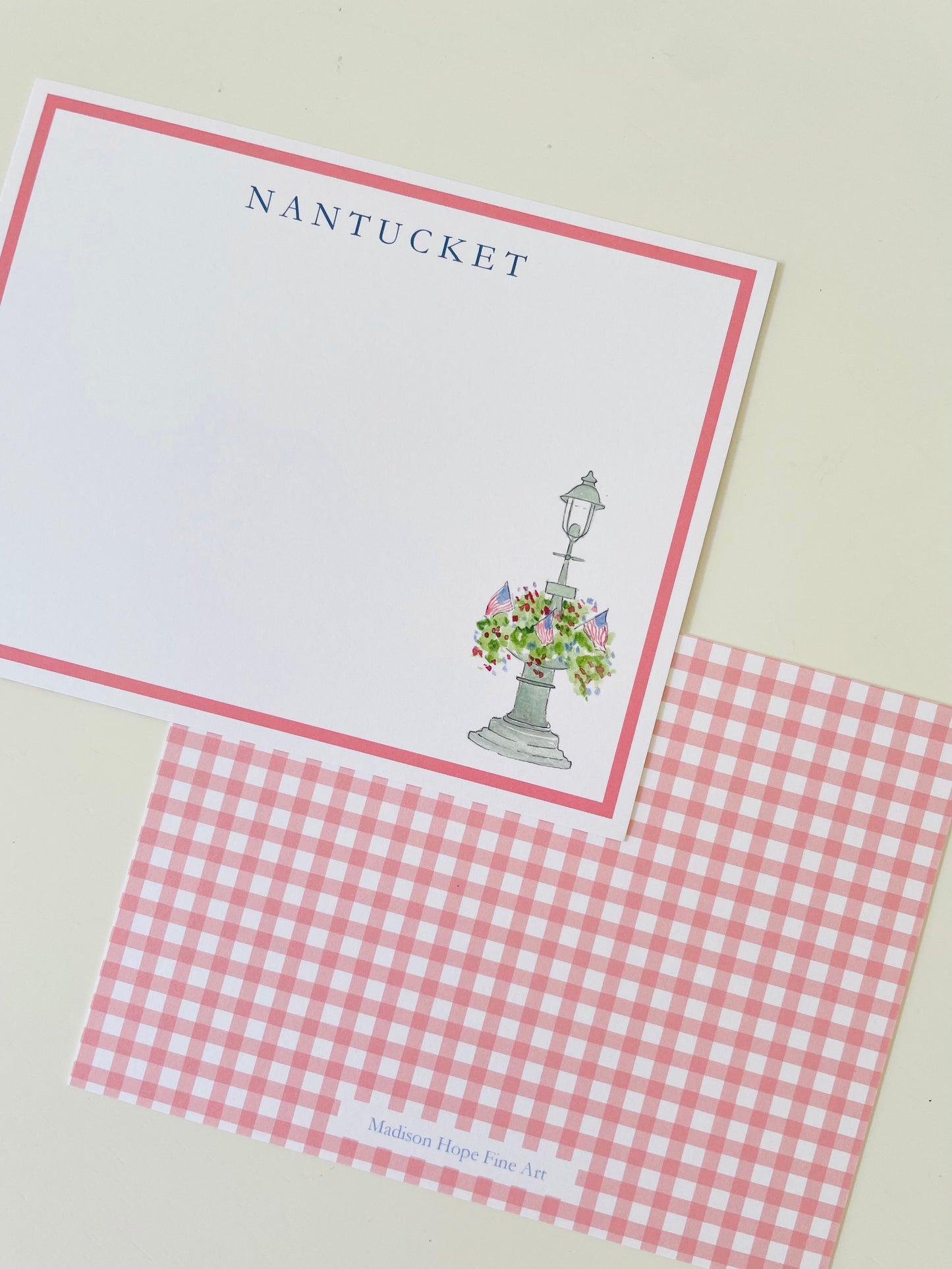 Nantucket Fountain Notecard