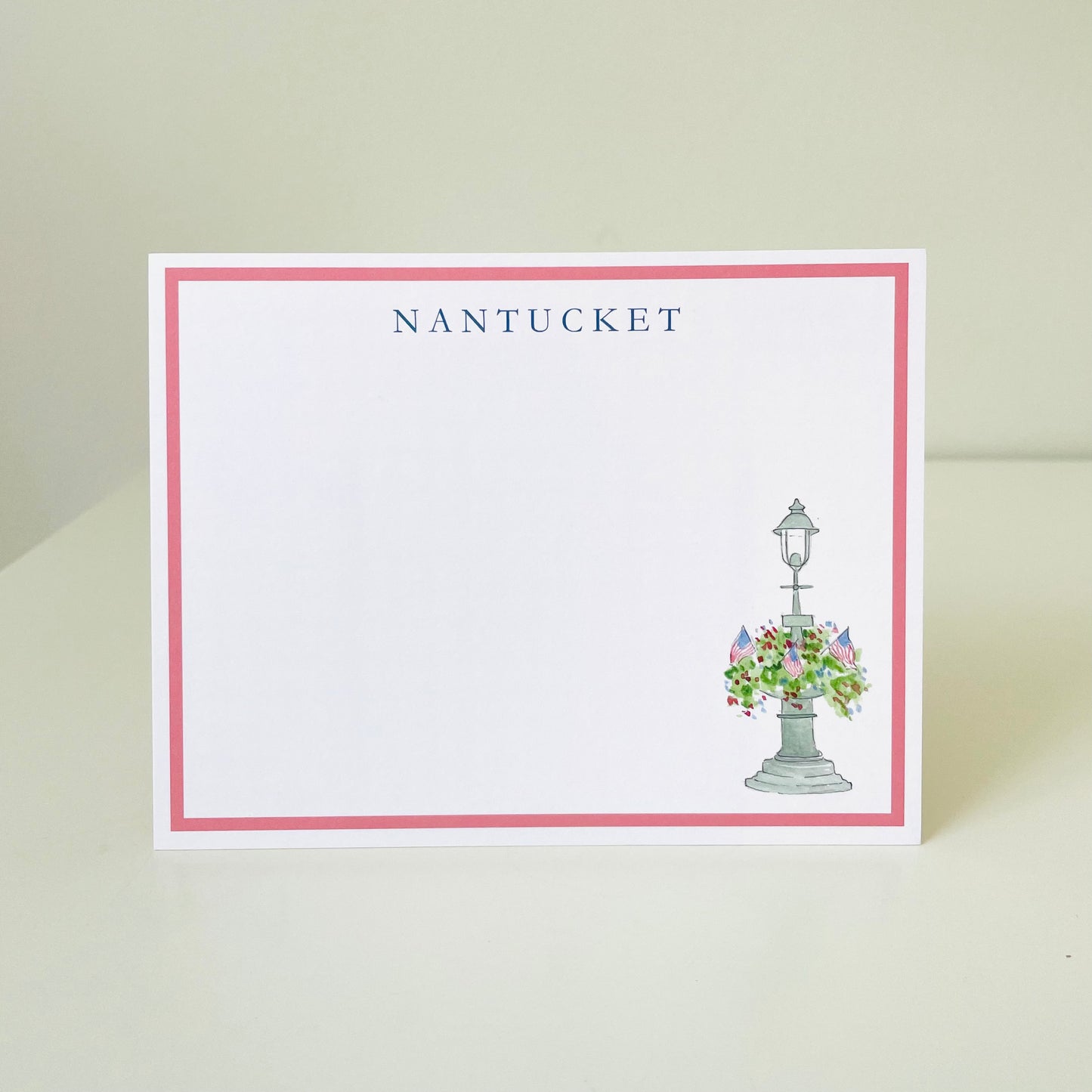 Nantucket Fountain Notecard