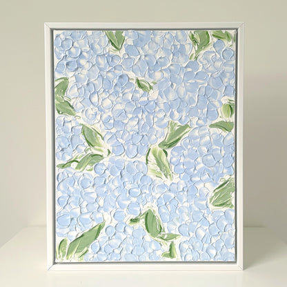Small Textured Blue Hydrangeas