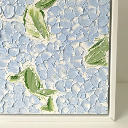Small Textured Blue Hydrangeas