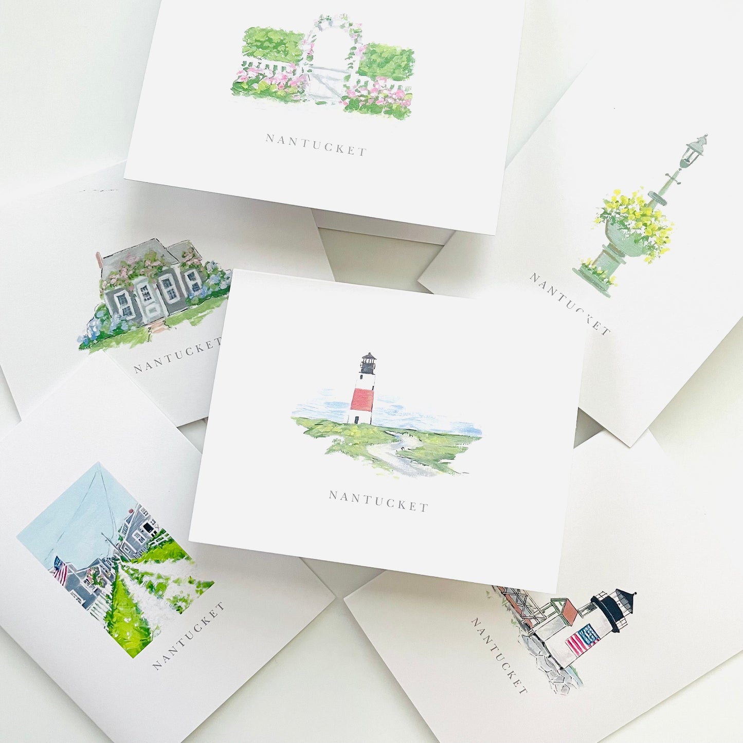 6 Piece Nantucket Notecard Set