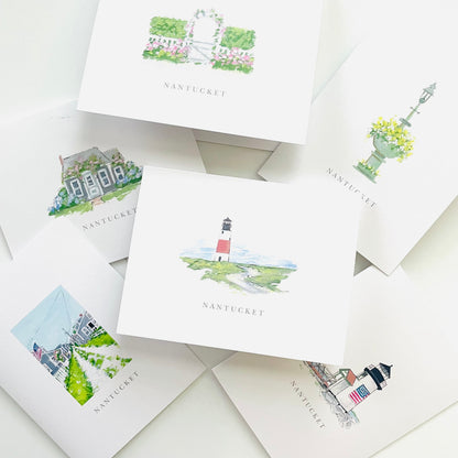 6 Piece Nantucket Notecard Set