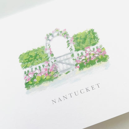Rose Arbor Notecard
