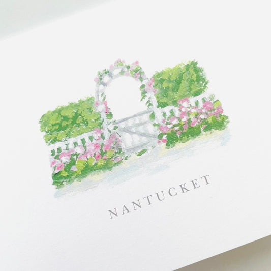 Rose Arbor Notecard