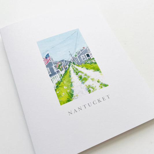 Sconset Bluff Walk Notecard