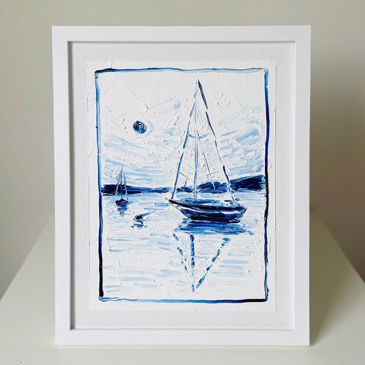 Monochrome Boats I