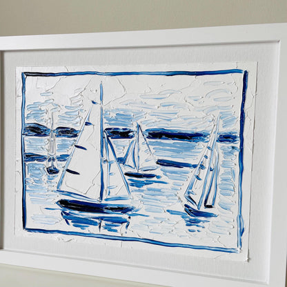 Monochrome Boats III